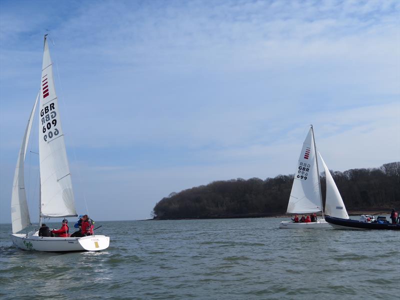 GBR Blind Sailing at Cowes photo copyright GBR Blind Sailing taken at Cowes Corinthian Yacht Club and featuring the Sonar class