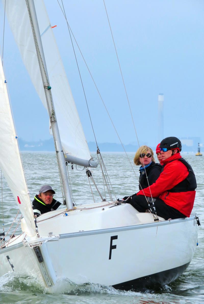GBR Blind Sailing at Cowes photo copyright GBR Blind Sailing taken at Cowes Corinthian Yacht Club and featuring the Sonar class