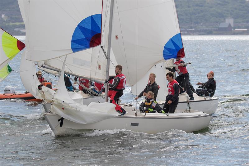 2018 British Keelboat League photo copyright Neill Ross taken at Royal Northern & Clyde Yacht Club and featuring the Sonar class