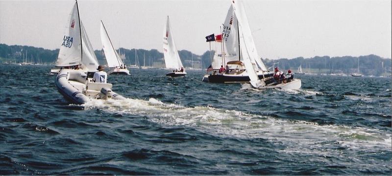 Sonars racing at the first Clagett Regatta photo copyright Clagett Sailing taken at  and featuring the Sonar class