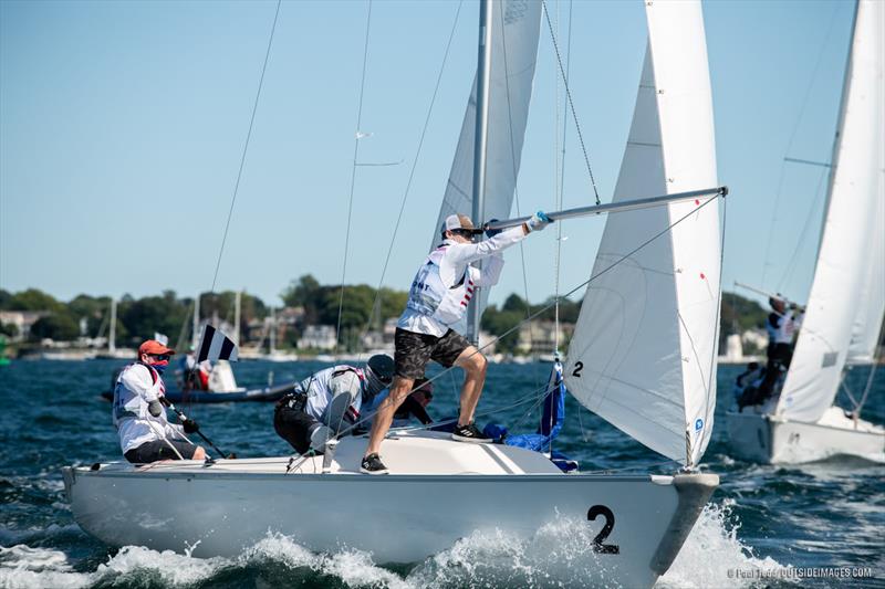 2022 Resolute Cup day 2 photo copyright Paul Todd / www.outsideimages.com taken at New York Yacht Club and featuring the Sonar class