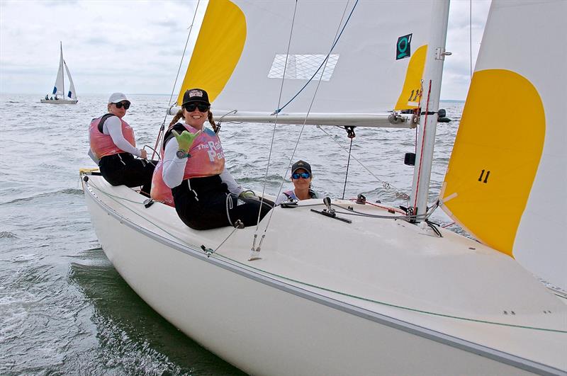 Inaugural Susan Widmann Sinclair Women's Championship photo copyright 2023, Rick Bannerot, Ontheflyphoto.net taken at Noroton Yacht Club and featuring the Sonar class