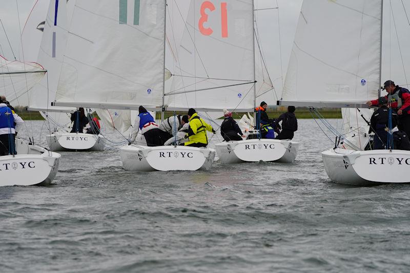 Schools British Keelboat League Championship photo copyright Simon Winkley / Royal Thames YC taken at Royal Thames Yacht Club and featuring the Sonar class
