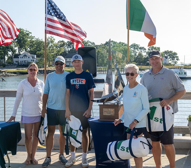 2024 Sonar World Championship - Cdre. Katie Mithcell, Morgan Connor, Wells Connor, Jan Raymond, Drew Buttner - photo © Noroton Yacht Club