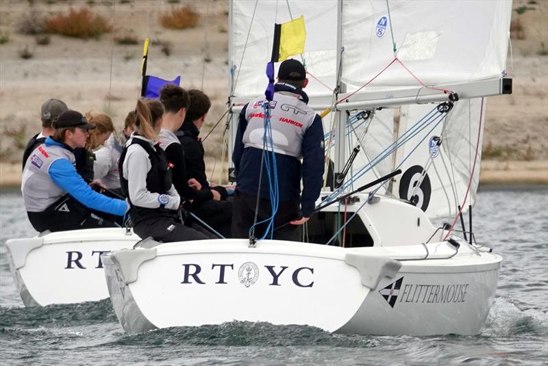 Grand Final of the RYA National Match Racing Championship photo copyright Nigel Vick taken at Queen Mary Sailing Club and featuring the Sonar class