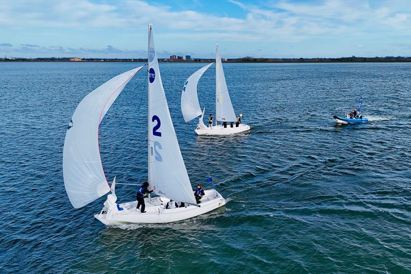 One the water - RYA Schools National Match Racing Championship - photo © Freddie Cardew-Smith
