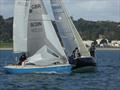 Rondo (Chris Fritot) and Moonlight Sonata (Tom Vallois) during the Jackson Yacht Services Bay Race Series