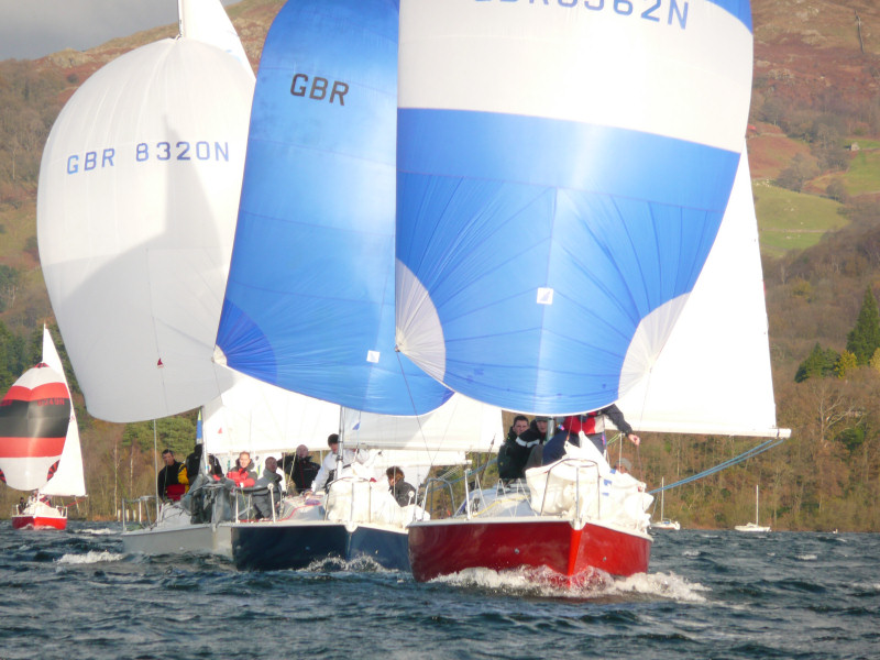 12 Sonatas gather on Windermere for the 2007 Inland Championships photo copyright Catherine Hartley taken at Lake District Boat Club and featuring the Sonata class