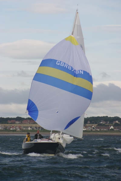 Eric The Boat during the Sonata nationals at Sunderland photo copyright Ian Oliver taken at Sunderland Yacht Club and featuring the Sonata class