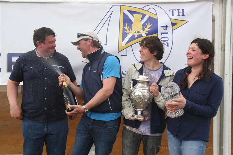Murray Caldwell and crew from Red Hot Poker win the Silvers Marine Scottish Series overall photo copyright Marc Turner / www.pfmpictures.co.uk taken at Clyde Cruising Club and featuring the Sonata class