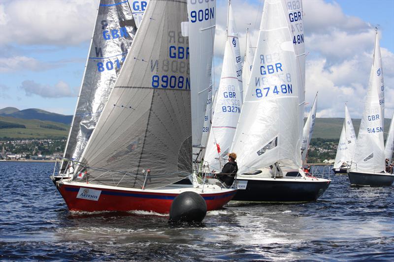 Artemis Sonata National Championships at Helensburgh photo copyright Kevin Lynch taken at Helensburgh Sailing Club and featuring the Sonata class