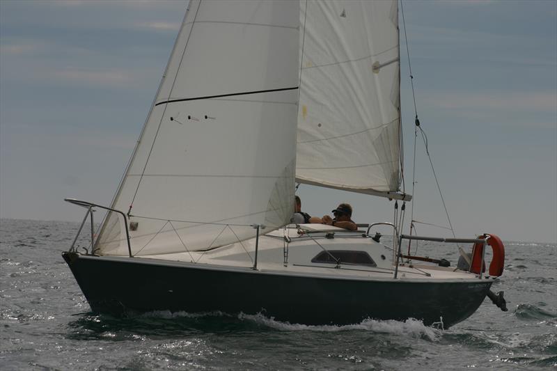 Sonata match racing at Christchurch photo copyright Rory Barnes taken at Christchurch Sailing Club and featuring the Sonata class