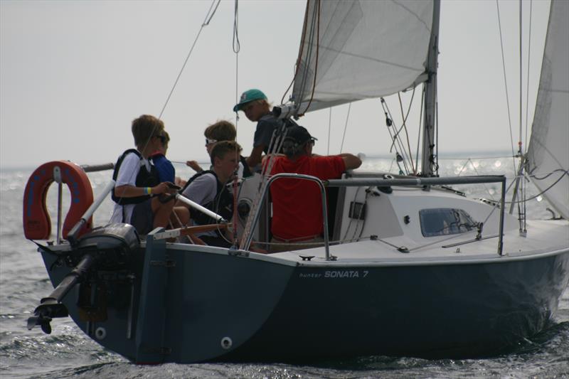 Sonata match racing at Christchurch photo copyright Rory Barnes taken at Christchurch Sailing Club and featuring the Sonata class