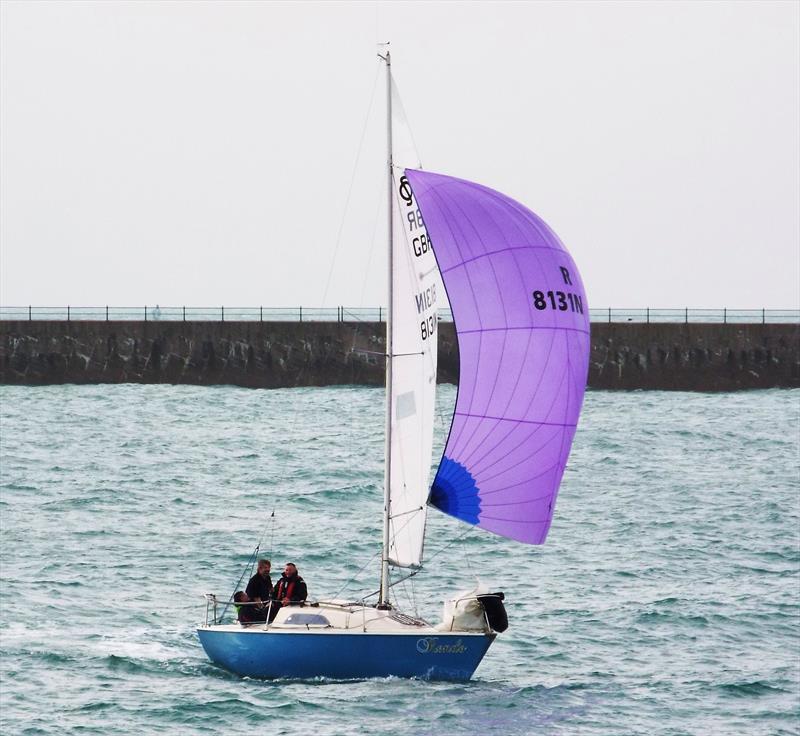 'Rondo' in the Pallot Glass & Windows Frostbite Series 2015-16 photo copyright Bill Harris taken at Royal Channel Islands Yacht Club and featuring the Sonata class