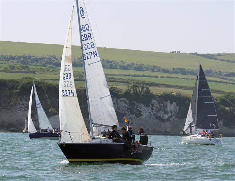 VPRS course on day 2 of the International Paint Poole Regatta photo copyright Mark Jardine taken at Parkstone Yacht Club and featuring the Sonata class