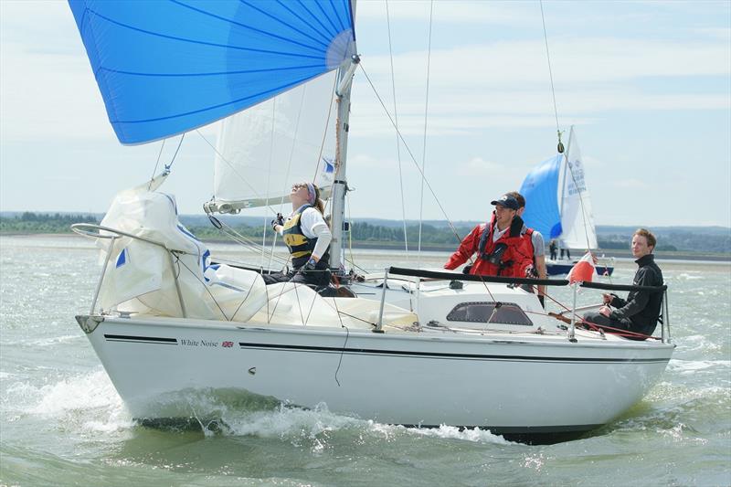 Sonata Eastern Championships during the Medway Keelboat Regatta photo copyright Richard Janulewicz / www.sharkbait.org.uk taken at Medway Yacht Club and featuring the Sonata class