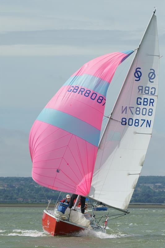 Sonata Eastern Championships during the Medway Keelboat Regatta photo copyright Richard Janulewicz / www.sharkbait.org.uk taken at Medway Yacht Club and featuring the Sonata class