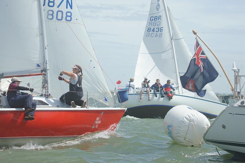 Sonata Eastern Championships during the Medway Keelboat Regatta photo copyright Richard Janulewicz / www.sharkbait.org.uk taken at Medway Yacht Club and featuring the Sonata class