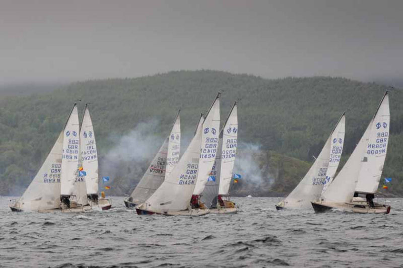 Boisterous winds on day two of the Brewin Dolphin Scottish Series photo copyright Marc Turner / www.pfmpictures.co.uk taken at Clyde Cruising Club and featuring the Sonata class