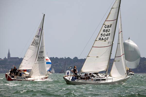 Day 3 action from Cowes Week 2009 photo copyright Richard Langdon / Ocean Images taken at  and featuring the Sonata class