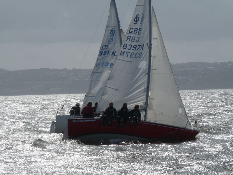 Racing during the Helensburgh annual August regatta photo copyright Mark Homer taken at Helensburgh Sailing Club and featuring the Sonata class