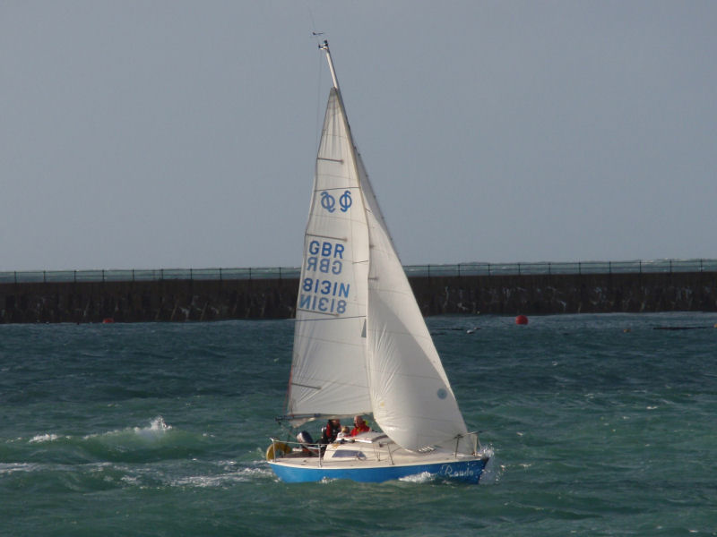 Rondo of Cowes during the Pallot Windows Frostbite Series photo copyright Bill Harris taken at Royal Channel Islands Yacht Club and featuring the Sonata class