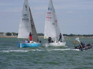 Sonata Match Racing at Dabchicks photo copyright Rachel Ramsey taken at Dabchicks Sailing Club and featuring the Sonata class