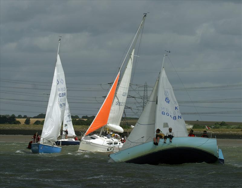 Action from the 2010 Medway Regatta photo copyright Nick Champion / www.championmarinephotography.co.uk taken at Medway Yacht Club and featuring the Sonata class