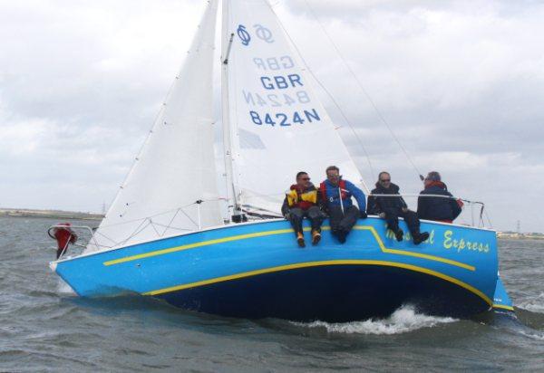 Sonatas at the Medway Regatta photo copyright Mike Spurgeon taken at Medway Yacht Club and featuring the Sonata class