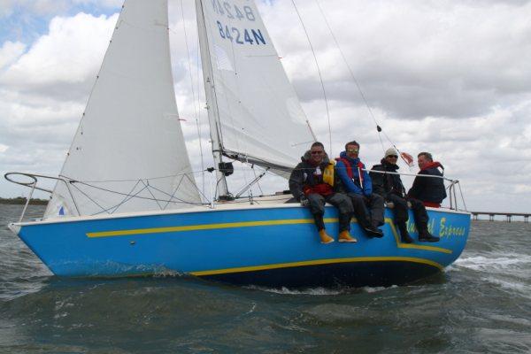 Sonatas at the Medway Regatta photo copyright Mike Spurgeon taken at Medway Yacht Club and featuring the Sonata class