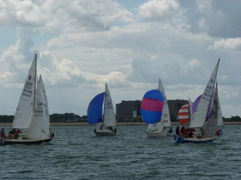 Sonata nationals at Dabchicks photo copyright David Townend taken at Dabchicks Sailing Club and featuring the Sonata class