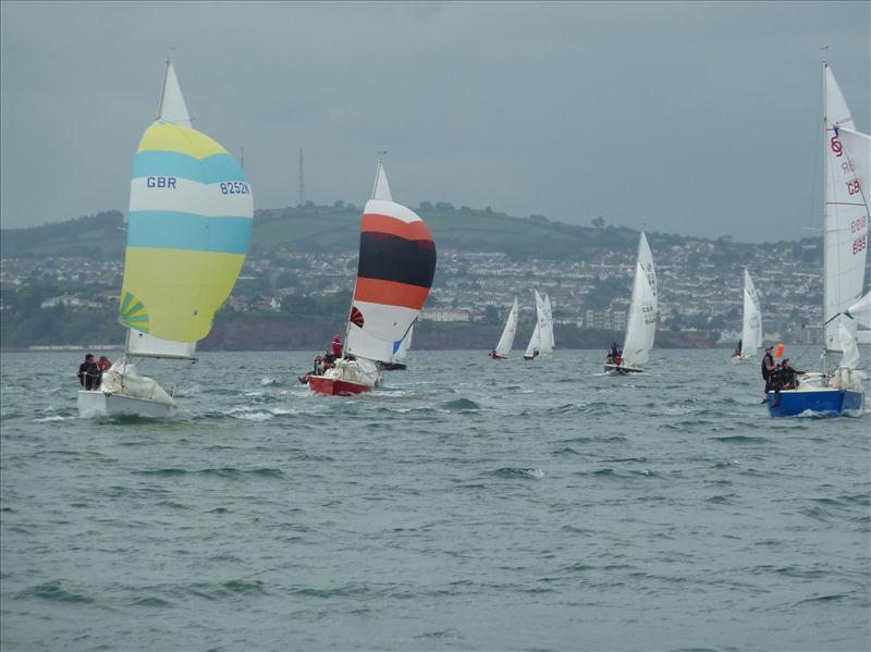 Sonata Southerns at Brixham photo copyright Tim Corbett taken at Brixham Yacht Club and featuring the Sonata class