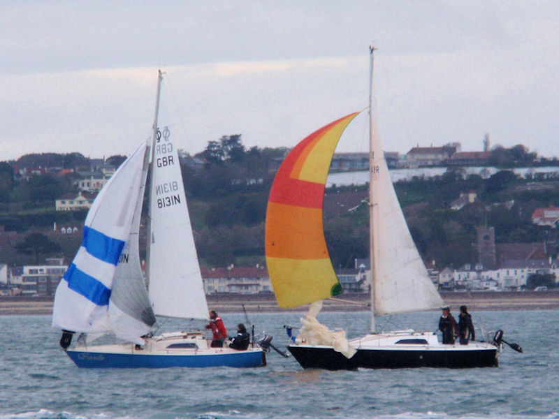 Rondo & Moonlight during the Connex Spring Regatta  photo copyright Bill Harris taken at Royal Channel Islands Yacht Club and featuring the Sonata class