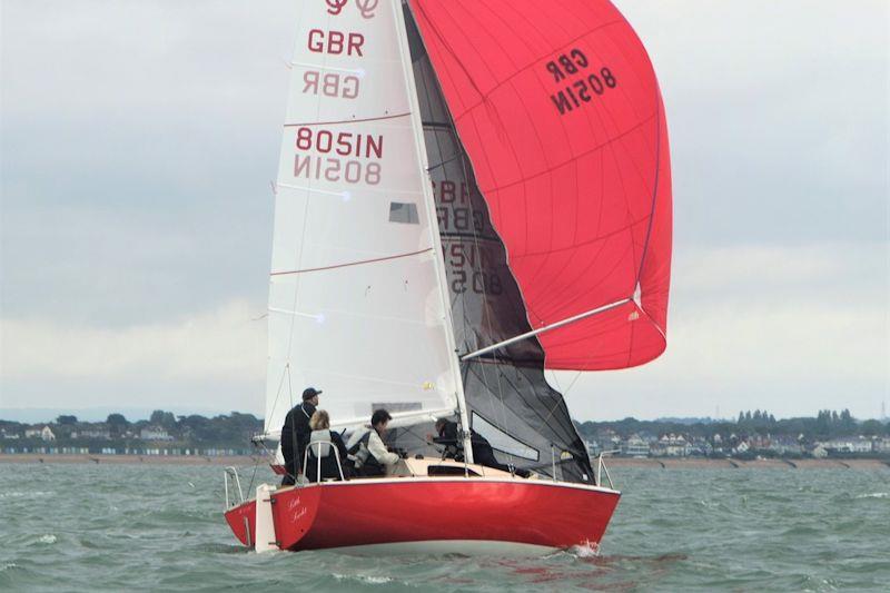Goodall Roofing Sonata National Championships at Cowes photo copyright John Green taken at Island Sailing Club, Cowes and featuring the Sonata class