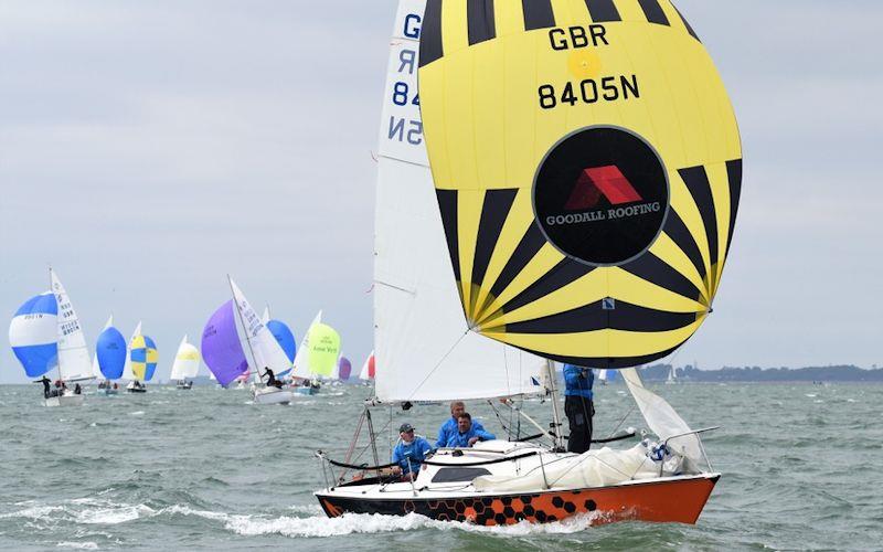 Goodall Roofing Sonata National Championships at Cowes photo copyright John Green taken at Island Sailing Club, Cowes and featuring the Sonata class