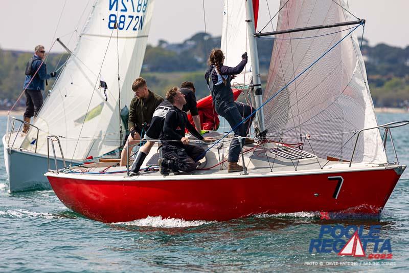 International Paint Poole Regatta day 1 photo copyright David Harding / www.sailingscenes.com taken at Parkstone Yacht Club and featuring the Sonata class