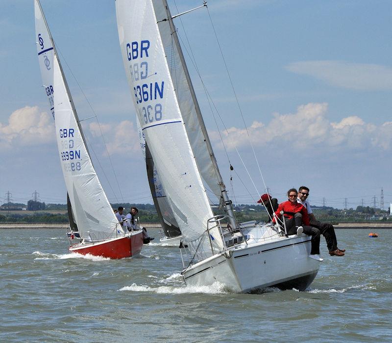 Medway Yacht Club Keelboat Regatta 2022 photo copyright Nick Champion / www.championmarinephotography.co.uk taken at Medway Yacht Club and featuring the Sonata class