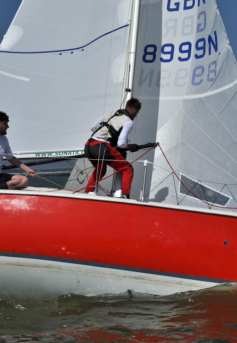 Medway Yacht Club Keelboat Regatta 2022 photo copyright Nick Champion / www.championmarinephotography.co.uk taken at Medway Yacht Club and featuring the Sonata class