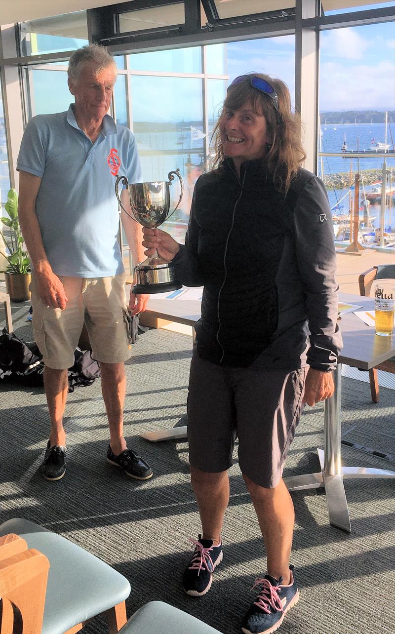 Sonatas Nationals at Parkstone Day 2 - Frankie the Rhino wins the day photo copyright Sarah Hornby taken at Parkstone Yacht Club and featuring the Sonata class