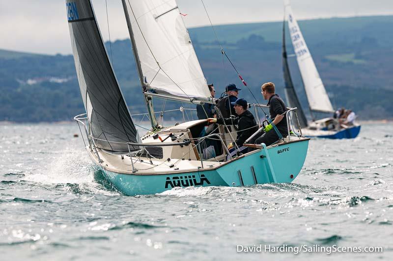 Aquila during the Sonata Nationals at Parkstone photo copyright David Harding / www.sailingscenes.com taken at Parkstone Yacht Club and featuring the Sonata class