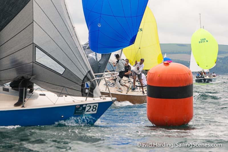 Frankie and Minim during the Sonata Nationals at Parkstone photo copyright David Harding / www.sailingscenes.com taken at Parkstone Yacht Club and featuring the Sonata class