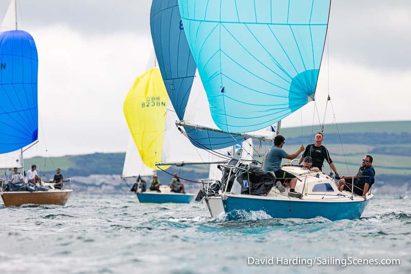 Duette during the Sonata Nationals at Parkstone photo copyright David Harding / www.sailingscenes.com taken at Parkstone Yacht Club and featuring the Sonata class