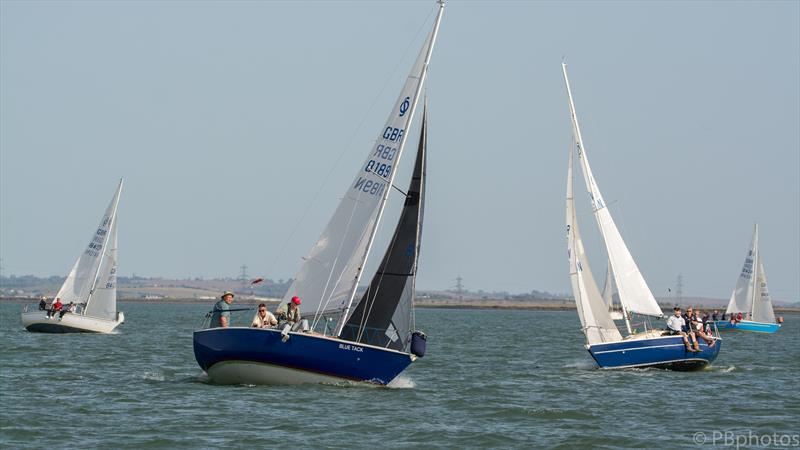 Medway Yacht Club Keelboat Regatta photo copyright Paul Babington taken at Medway Yacht Club and featuring the Sonata class