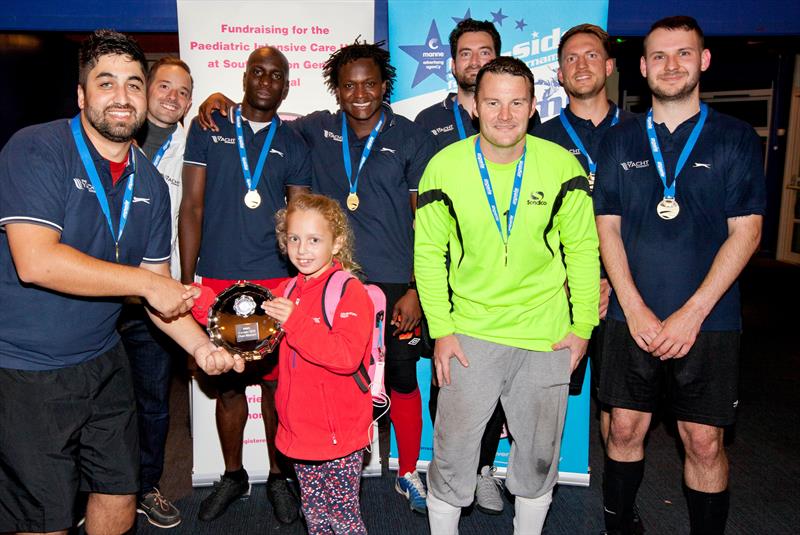 The Yacht Market win the plate at the MAA 5-a-side football tournament at the Southampton Boat Show 2016 photo copyright MAA taken at  and featuring the  class