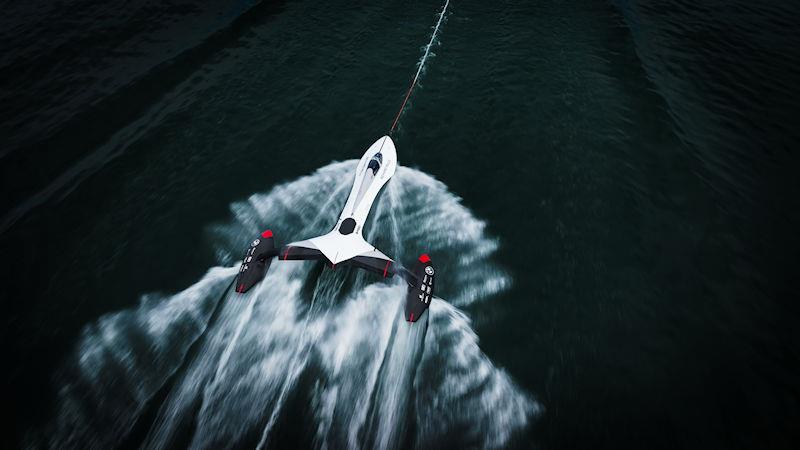 SP80 hits the water for the first time on Lake Geneva, Switzerland photo copyright Guillaume Fischer taken at  and featuring the SP80 class