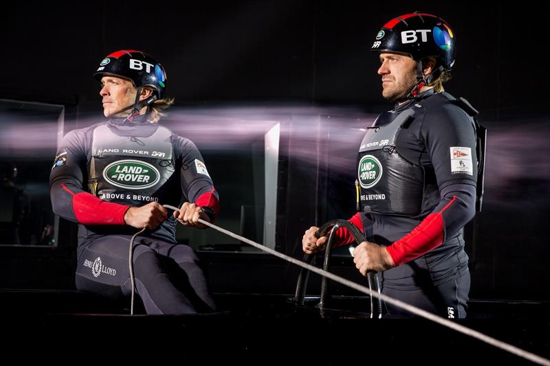 The Land Rover BAR team test the Spinlock buoyancy aid in the wind tunnel - photo © Land Rover BAR / Harry KH