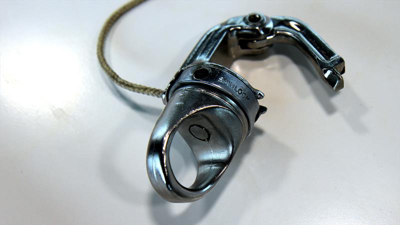 The original Spinlock snap-shackle - photo © Mark Jardine / YachtsandYachting.com