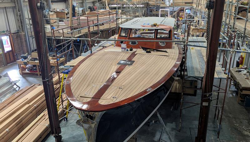 Spirit P40 in for modification - photo © Mark Jardine