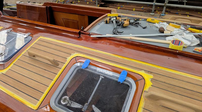 The Spirit 52 'Flight' in for refit - photo © Mark Jardine