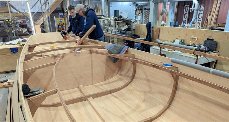 P30 in build - photo © Mark Jardine